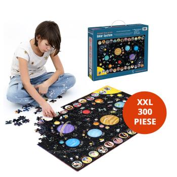  Set puzzle cu poster XXL Sistemul solar, 300 piese, 98 x 68 cm