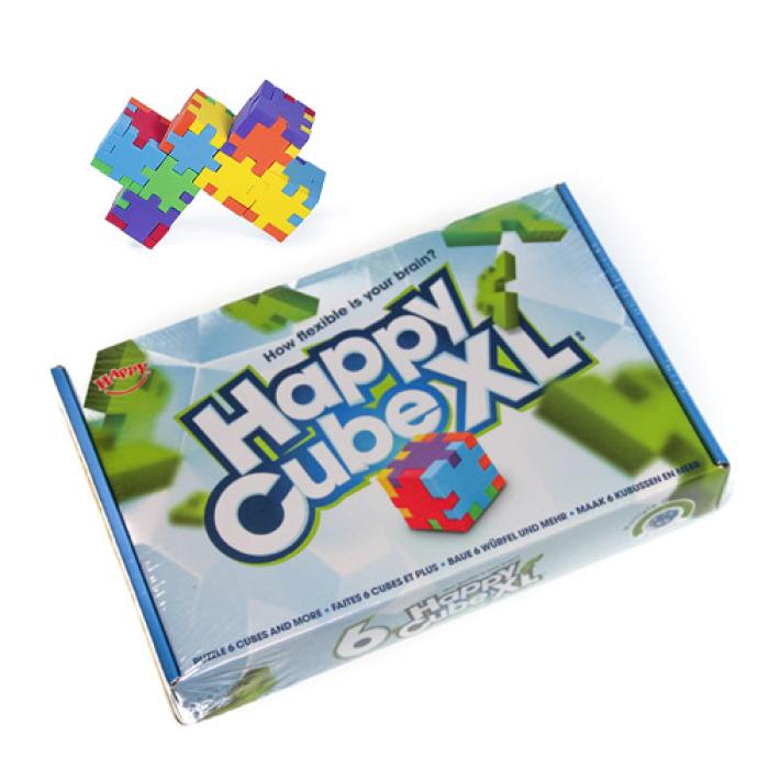 Happy Cube XL - set educativ cu 6 puzzle-cuburi 2D, 3D, 3D (5-99 ani)