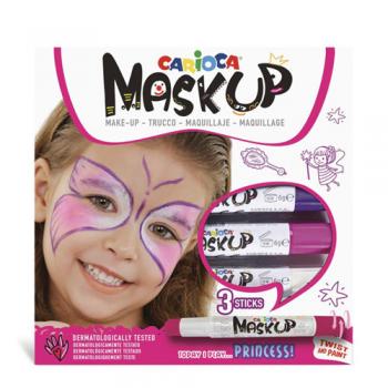Carioca Mask-up Princess - Set 3 culori pentru de machiaj (face painting)