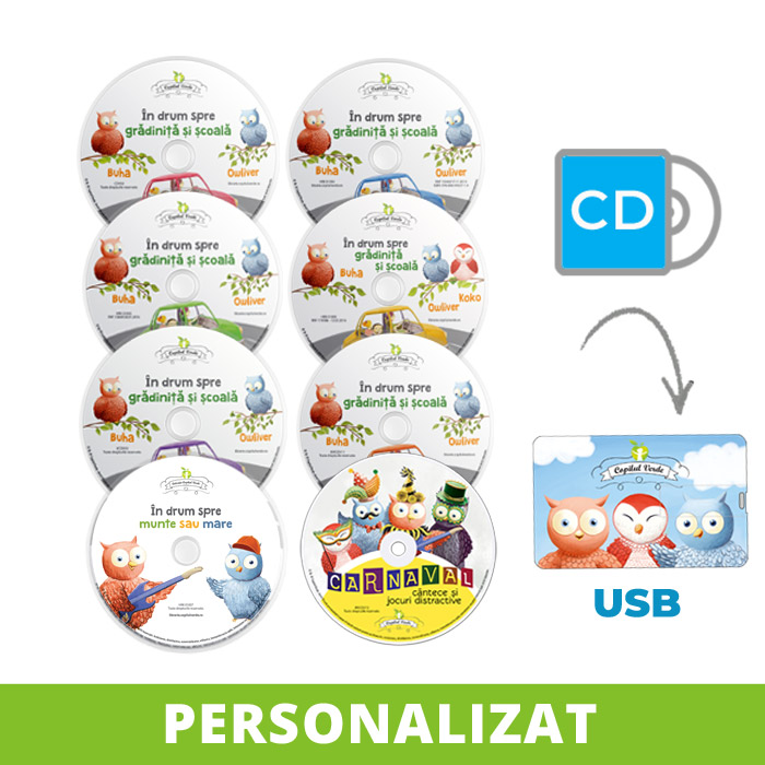 Conversie CD - USB MP3 Seria Buha, personalizată integral (8 vol.)