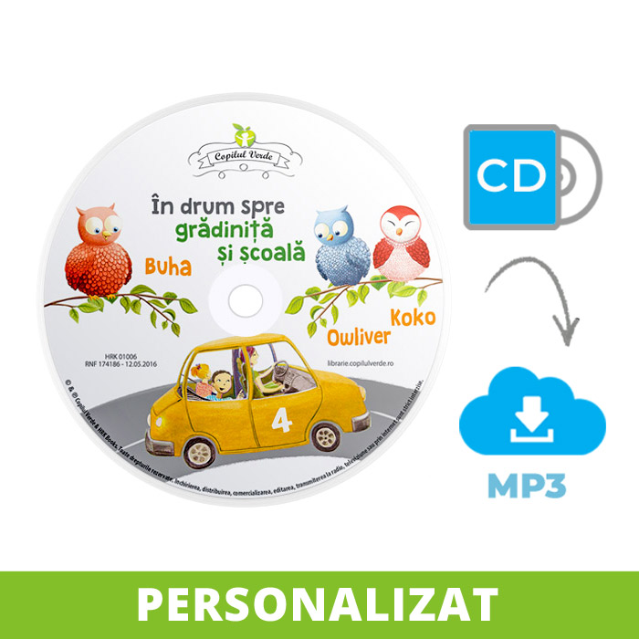 Conversie CD - MP3 şi personalizare În drum spre grădiniţă şi şcoală vol. 4