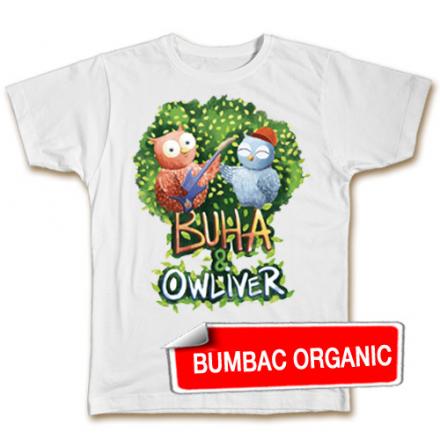 Tricou pentru băieţi, bumbac organic - Buha & Owliver, 3-4 ani