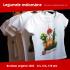 Tricou pentru copii - Legume melomane (organic), croială FETE - 3-8 ani