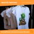 Tricou pentru copii - Fintifliuşcă (organic), croială FETE, 3-4 ani